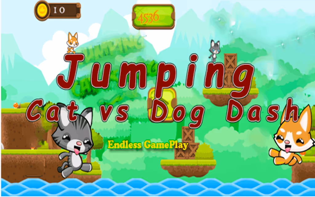 Jumping Cat vs Dog Dash