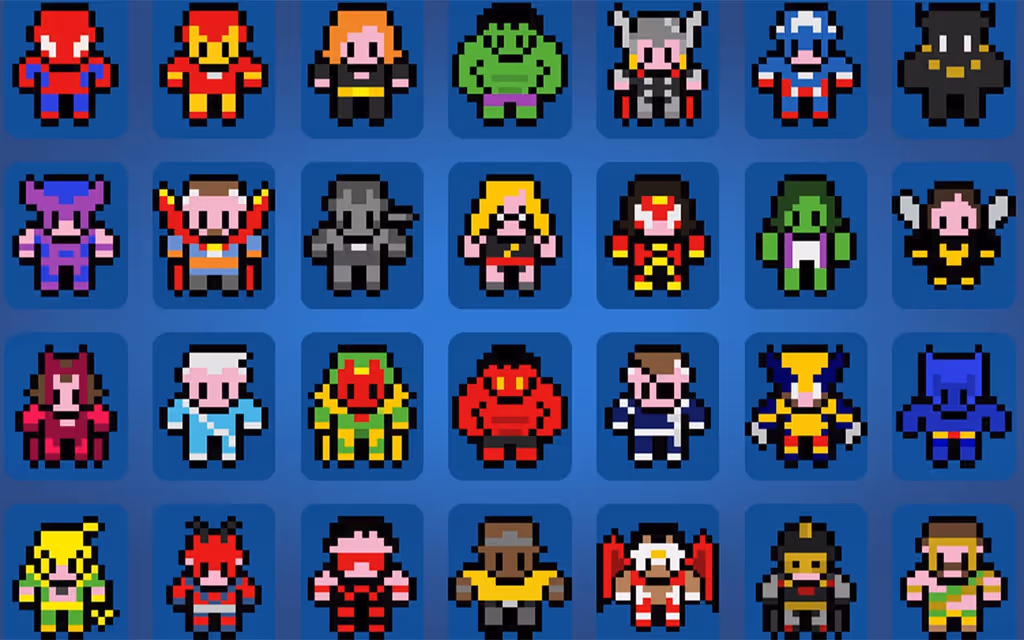 Pictures by Numbers - Superheroes
