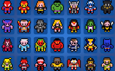 Pictures by Numbers - Superheroes