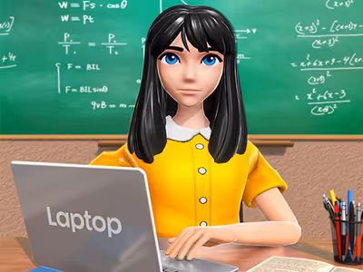 School Teacher Game School Day