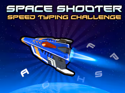 Space Shooter - Speed Typing Challenge