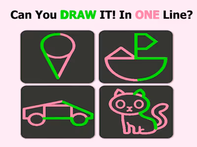Brain Test: One Line Draw Puzzle
