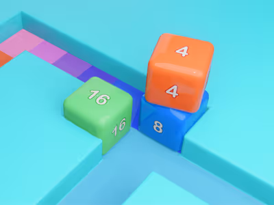 Maze Cube 2048