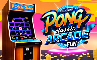 Pong Game Classic Arcade Fun!