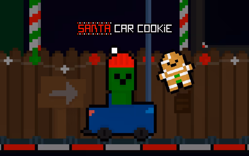 Santa Car Cookie