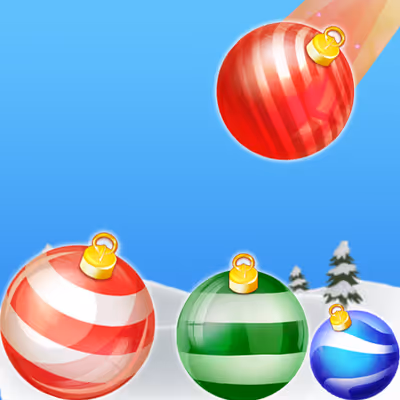 Puzzles Balls Merge the New Year!