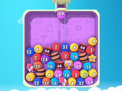 Bubble Merge 2048