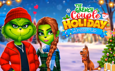 The Grinch Couple Holiday Dress Up