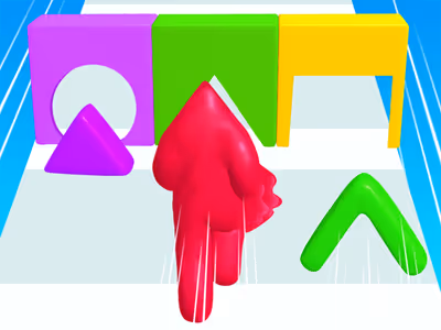 Shape Transform Blob Racing