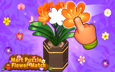 Mart Puzzle Flower Match