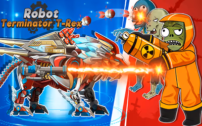 Robot Terminator T Rex