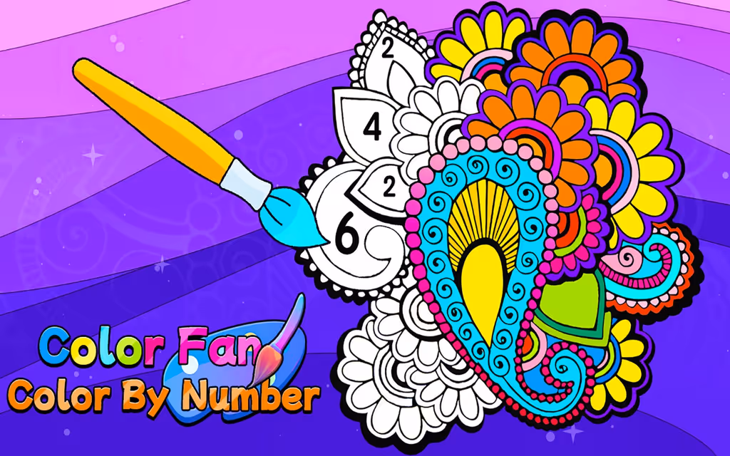 Color Fan Color By Number