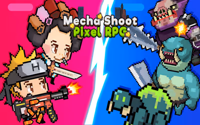 Mecha Shoot Pixel RPG