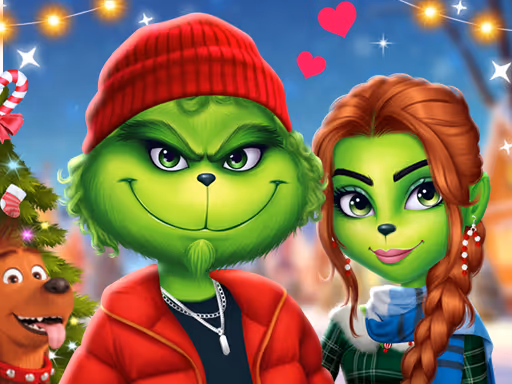 The Grench Couple Holiday Dress up