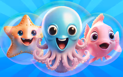 Merge Fish in 2048!