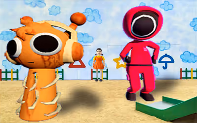 Squid Sprunki Game Red Light