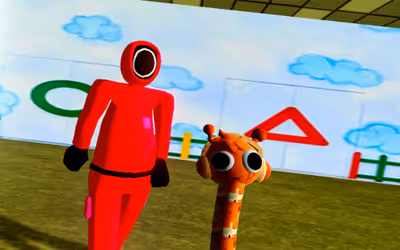 Squid Game Sprunki Escaped Backrooms