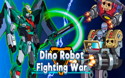 Dino Robot Fighting War