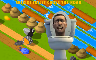 Skibidi Toilet Cross The Road