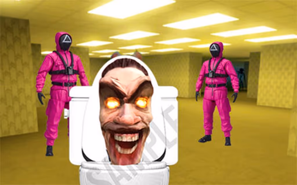 Skibidi Toilet in Squid Game Backrooms