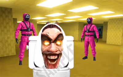 Skibidi Toilet in Squid Game Backrooms