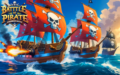 Battle of Pirate Caribbean Battle