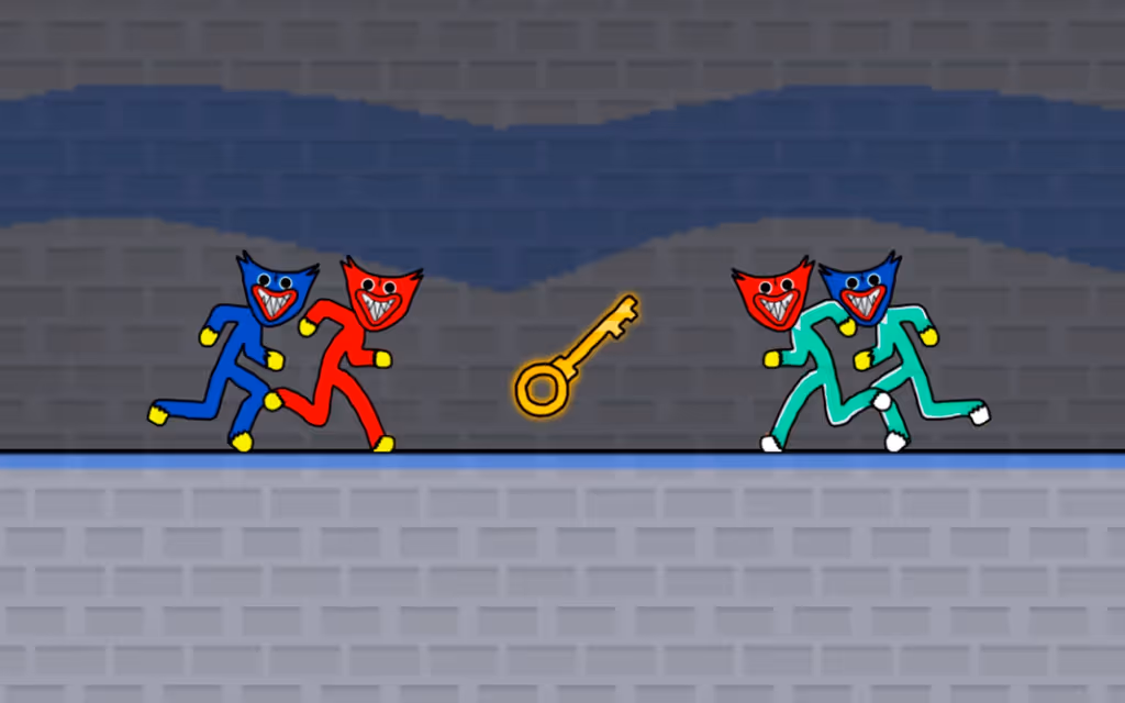 Stickman Huggy Party Duo