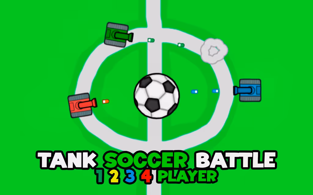 Tank Soccer Battle 1 2 3 4 Player