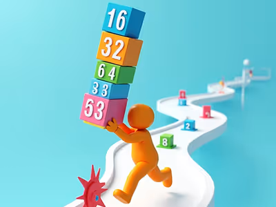 Cube Stack 2048