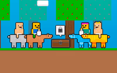 Baby Noob vs Baby Obby Horse