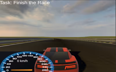 Red Car F8 RaceTrack