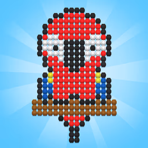 Color Nuts & Bolts Puzzle