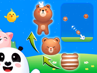 Animal Merge: Bubble Shooter