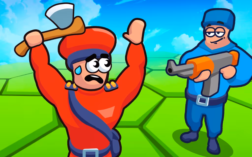 Tile Hex World Red vs Blue