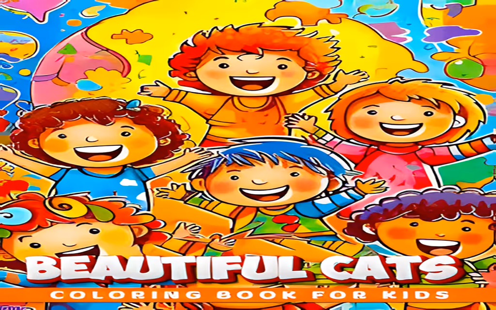 Beautiful Cats Coloring Book