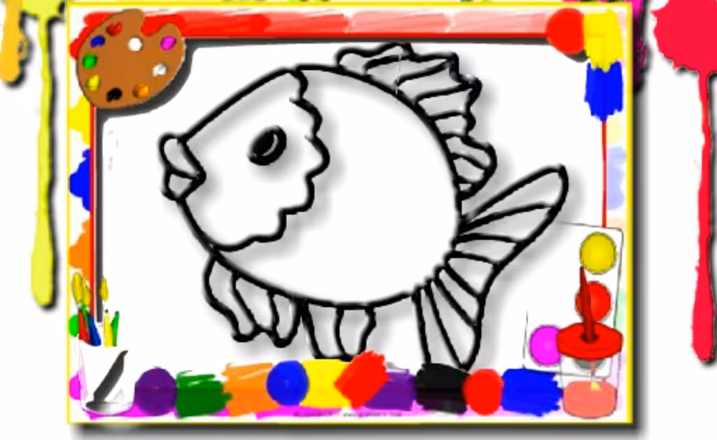 Fish Coloring Book