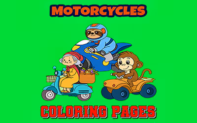 Motorcycle Coloring Pages