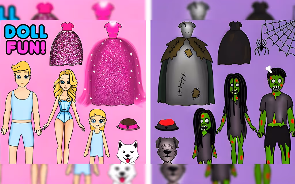 Chibi Doll Dress Up Makeover