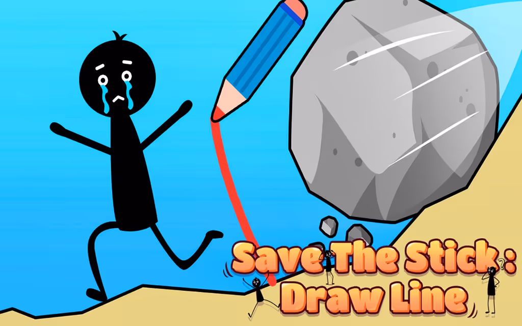 Save the Stick Draw Line
