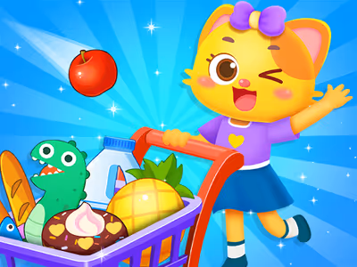 Supermarket Shopping For Kids