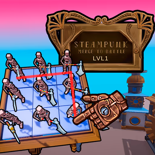 Steampunk Merge To Battle