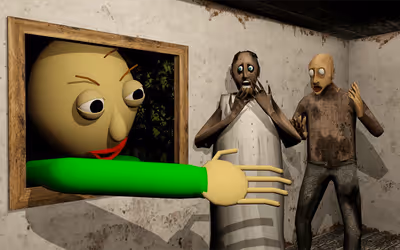 Granny vs Baldi and Grandpa Horror