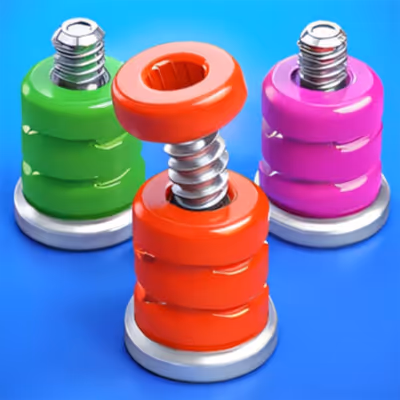 Nuts & Bolts Sort: Color Puzzle