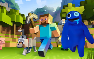 Rainbow Friends Minecraft Hidden Skibidi