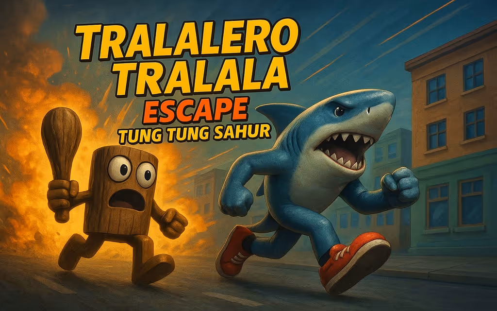 Tralalero Tralala escape Tung Tung Sahur