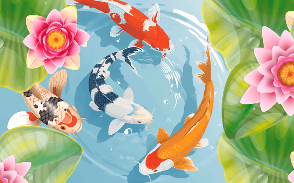 Idle Koi Pond