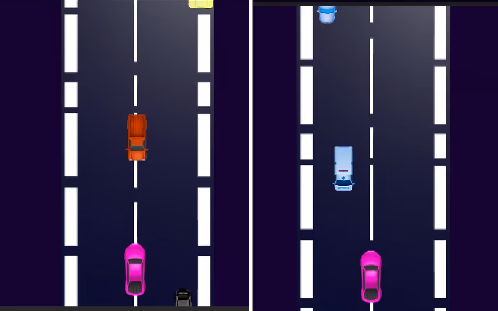 Highway Car Race 2D