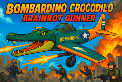 Bombardino Crocodilo Brainrot Gunner