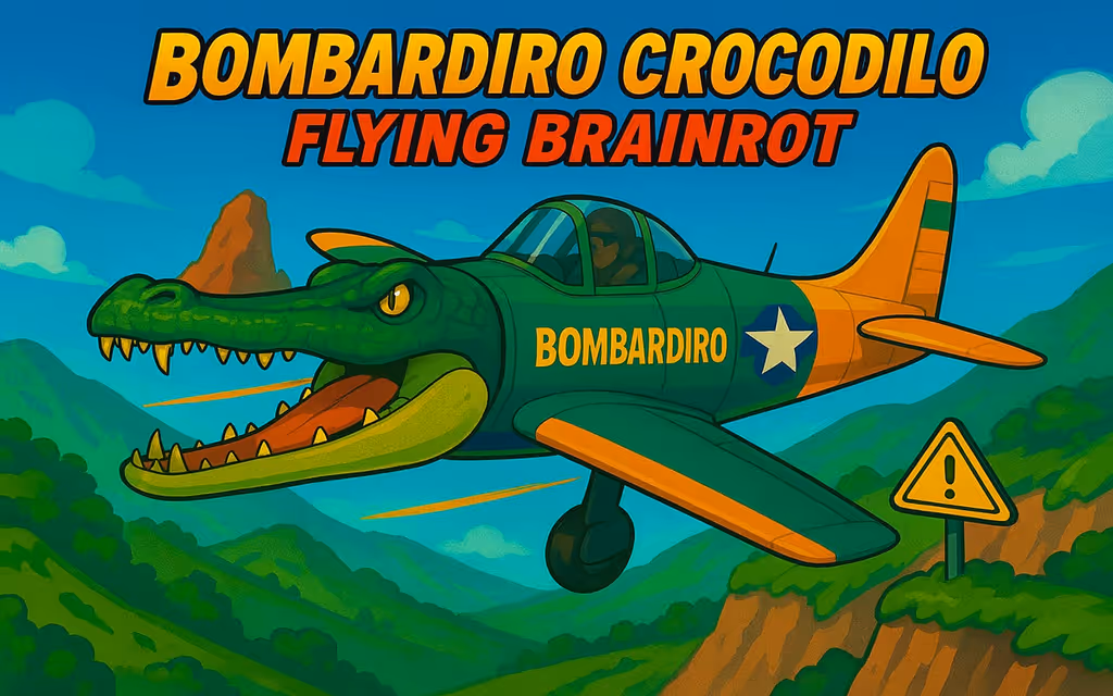 Bombardiro Crocodilo Flying Brainrot