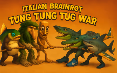 Italian Brainrot Tung Tung Tug War